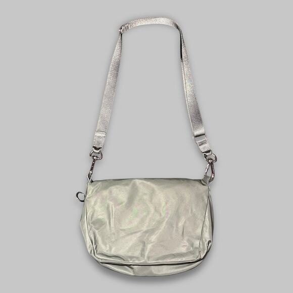 Lululemon Reflective Silver Crossbody Messenger Bag - Picture 2 of 5